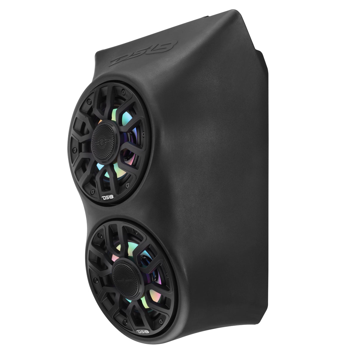 Can-Am Maverick X3 (2017+) Waterfall Center Console Speaker Pod – Loaded with (2) NXL-IQ6/BK Speakers with LED Lighting