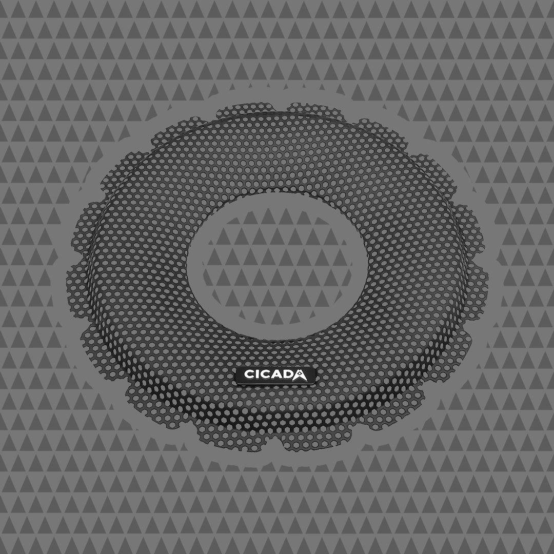 8-INCH FLUSH STYLE BILLET GRILLES – BLACK ALUMINUM RINGS -PAIR
