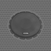 8-INCH LIP STYLE BILLET GRILLES – RINGS RAW, BLACK INSERTS – PAIR