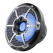 NXL 10" Marine Subwoofer With LED RGB Lights 300 Watts Rms SVC 4-Ohm -Black Carbon Fiber