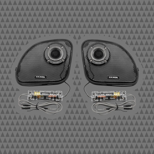 2014-2023 H-D® ROAD GLIDE GRILLS w/ RR075T TWEETERS