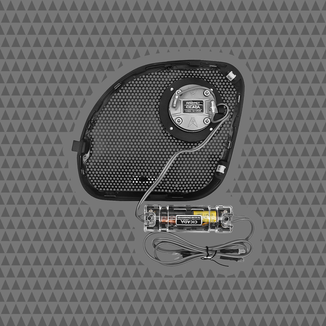 2014-2023 H-D® ROAD GLIDE GRILLS w/ RR075T TWEETERS