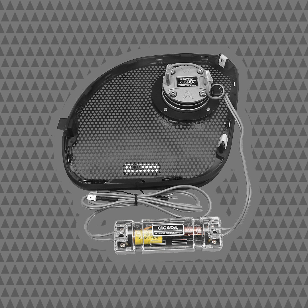 2014-2023 H-D® ROAD GLIDE GRILLS w/ RR075T TWEETERS