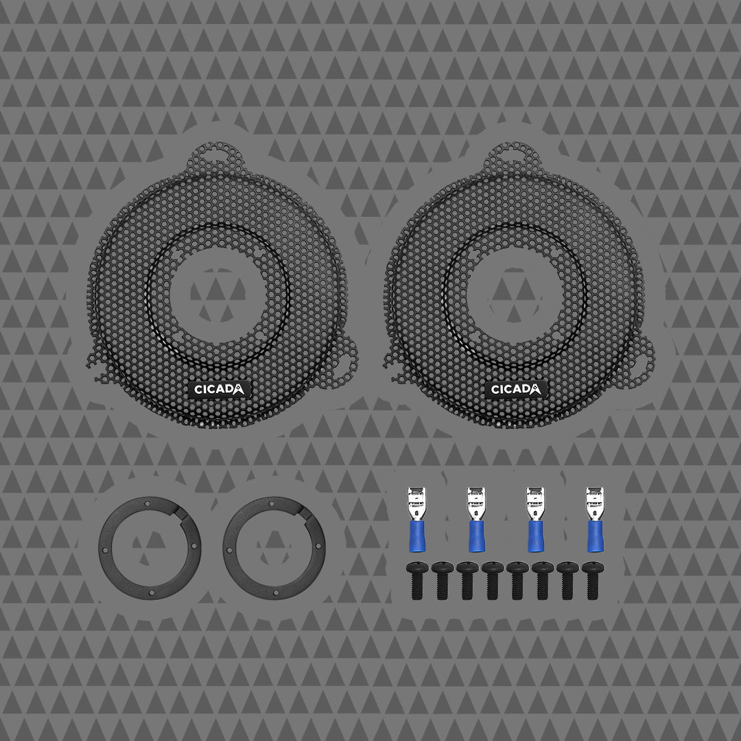 700W 4CH DSP AMPLIFIER &amp; 4 COAXIAL HORN SPEAKER H-D® COMPLETE STSTEM