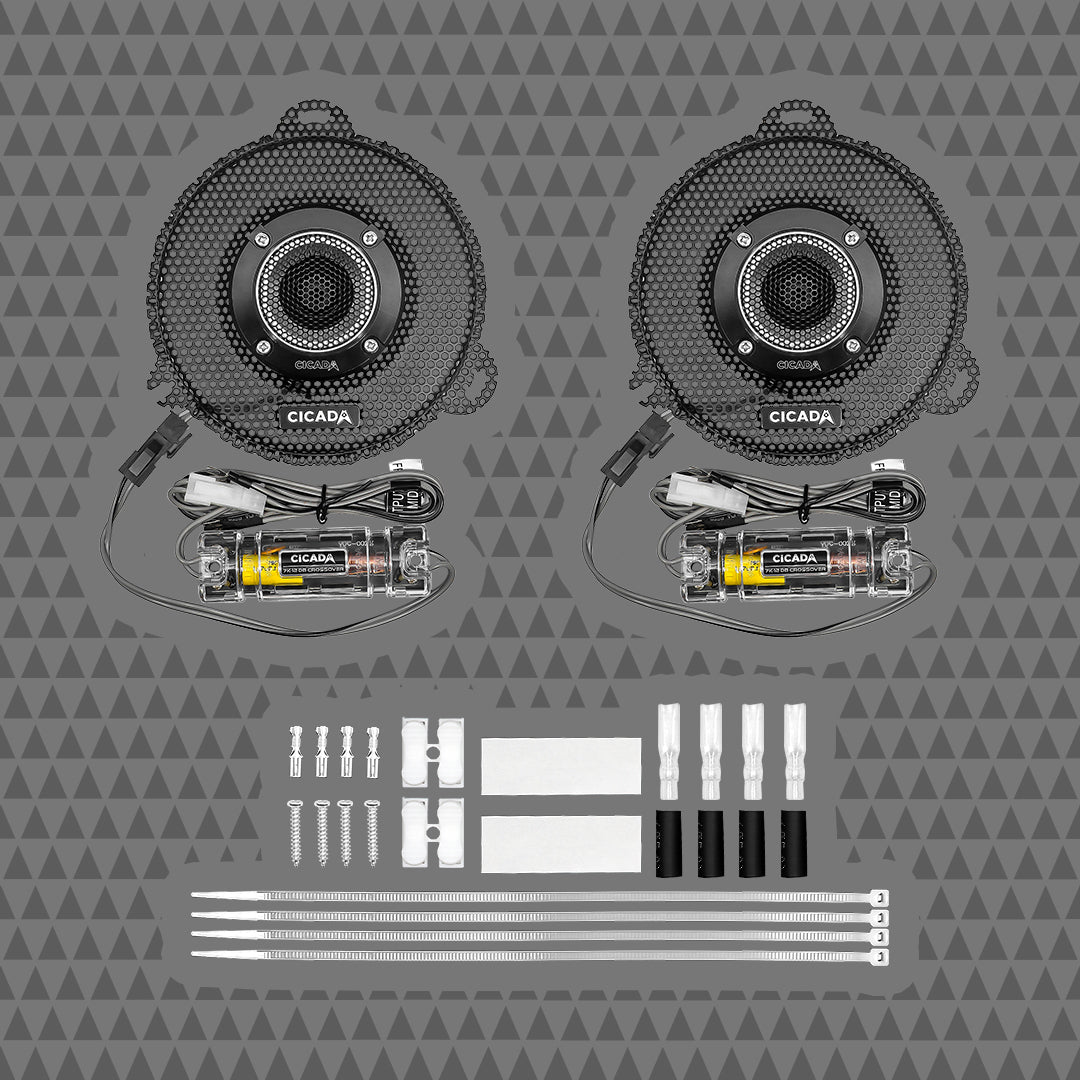 2014-2023 Steet Glide® Grills w/ Tweeters