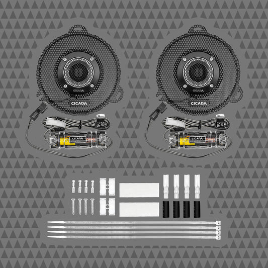 2014-2023 Steet Glide® Grills w/ Tweeters