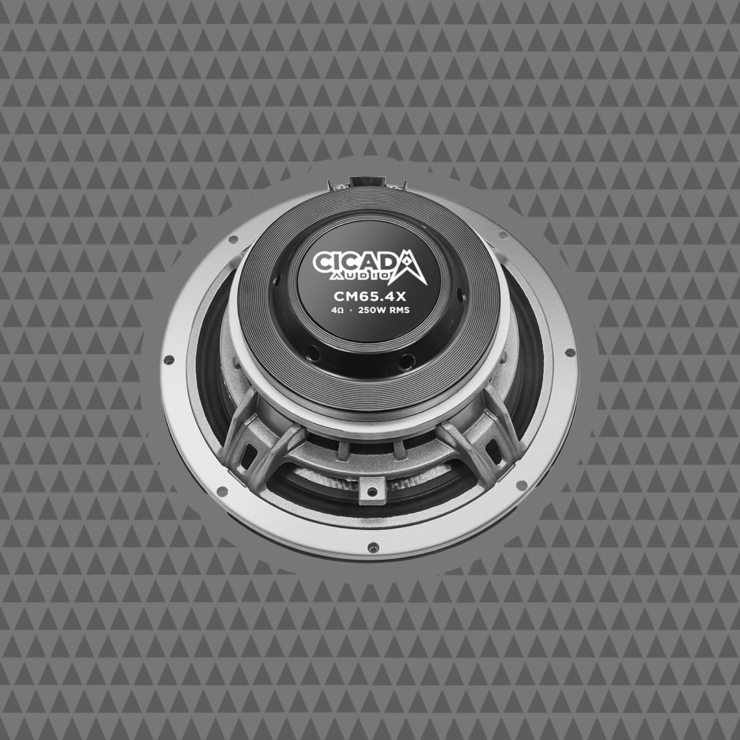 6.5-INCH MID-BASS / 1-INCH COMPONENT SPEAKERS KIT – 4Ω