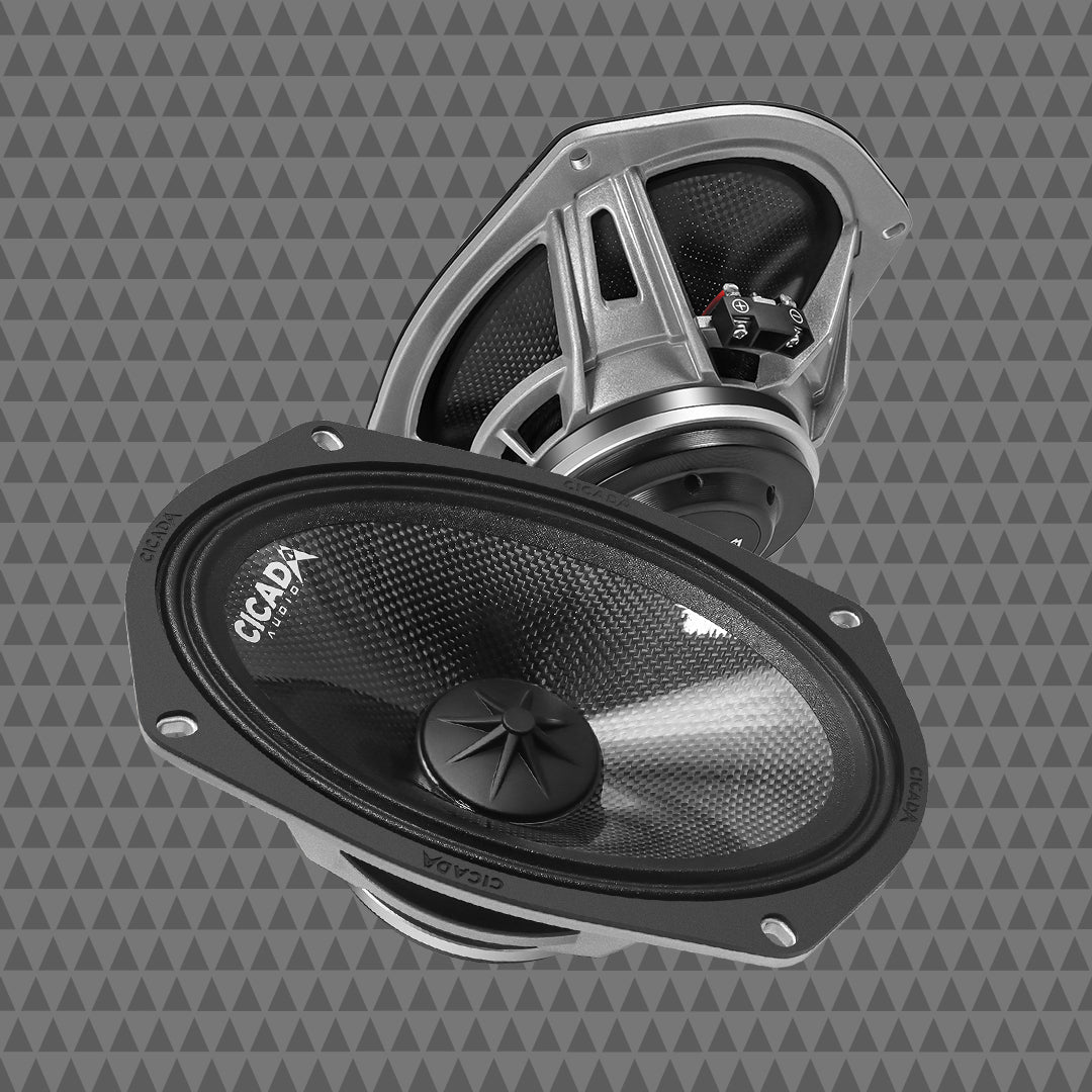 6X9-INCH MID-BASS COMPONENT SPEAKERS- 2Ω