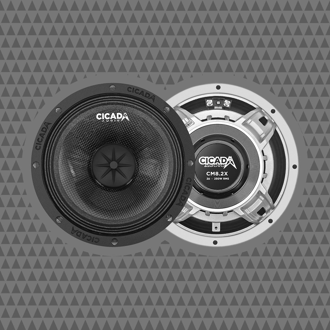 8-INCH MID-BASS COMPONENT SPEAKERS – 2Ω