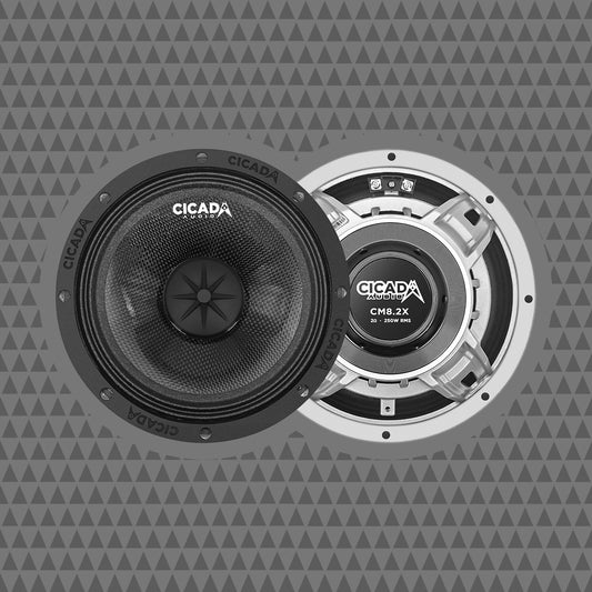 8-INCH MID-BASS COMPONENT SPEAKERS – 2Ω