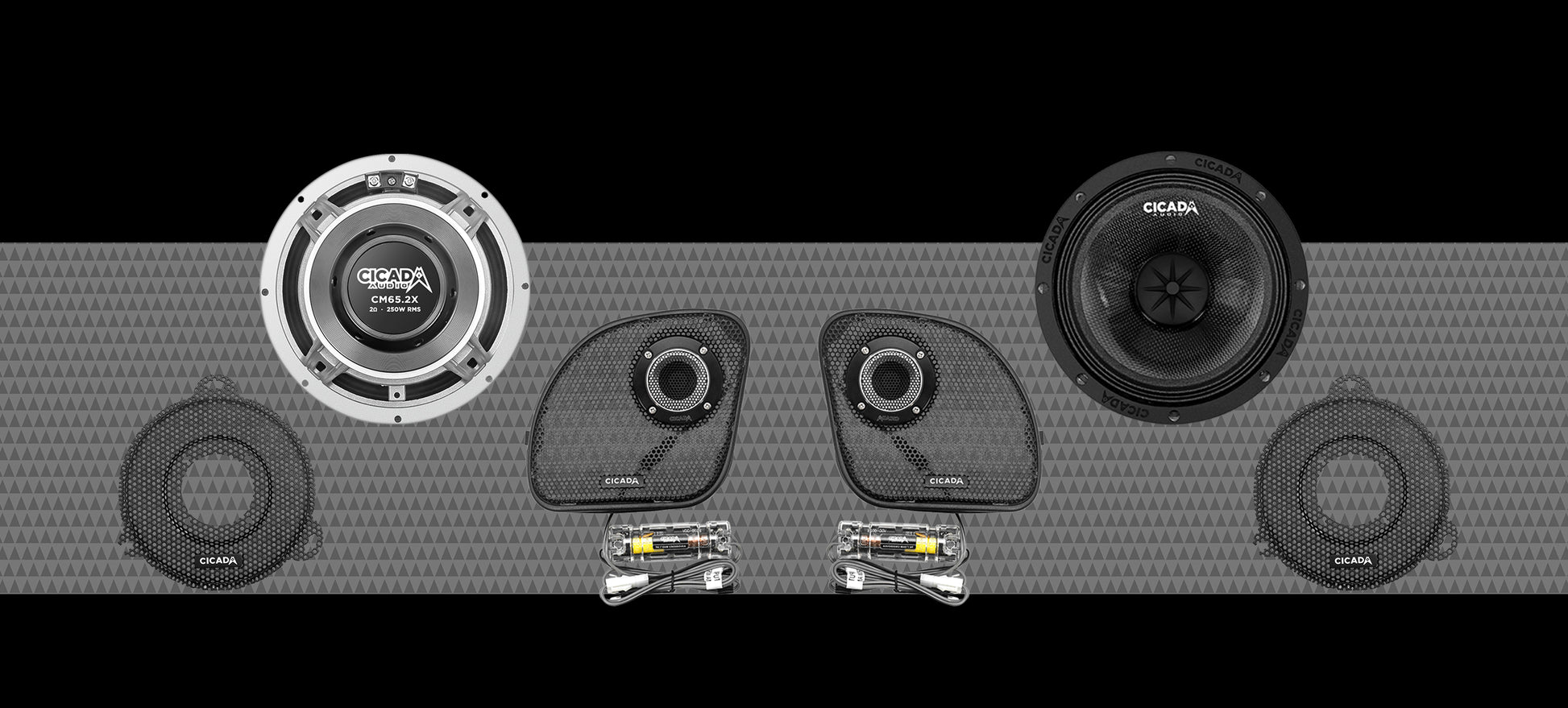 6.5-INCH MID-BASS COMPONENT SPEAKERS KIT – 2Ω