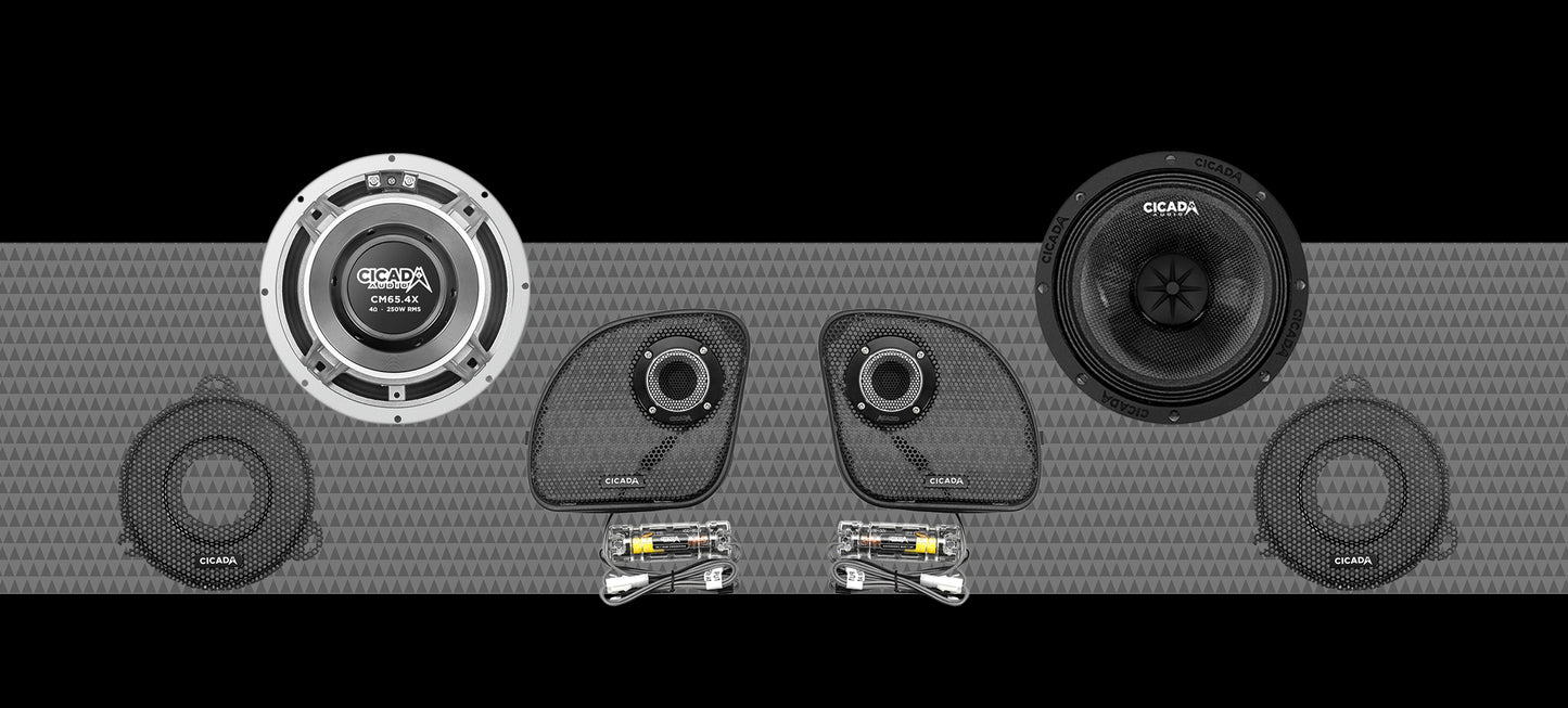6.5-INCH MID-BASS COMPONENT SPEAKER KIT – 4Ω