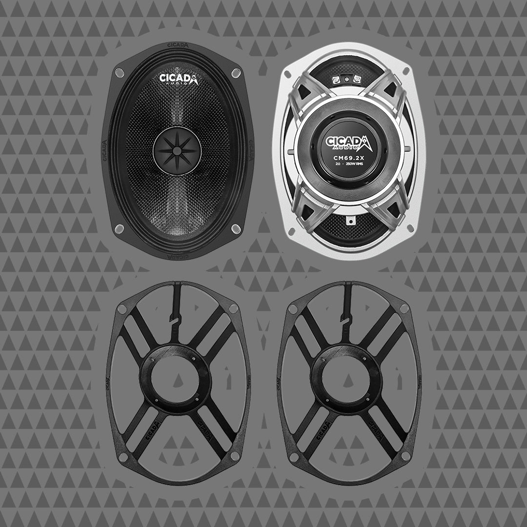 6X9-INCH MID-BASS COMPONENT SPEAKER KIT – 2Ω
