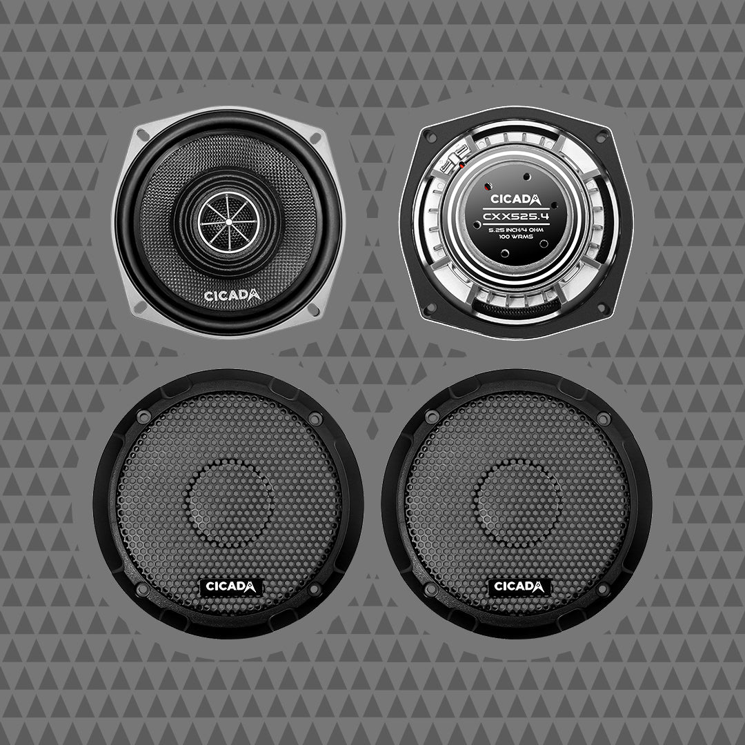 5.25-INCH PRO COAXIAL SPEAKERS – 4Ω