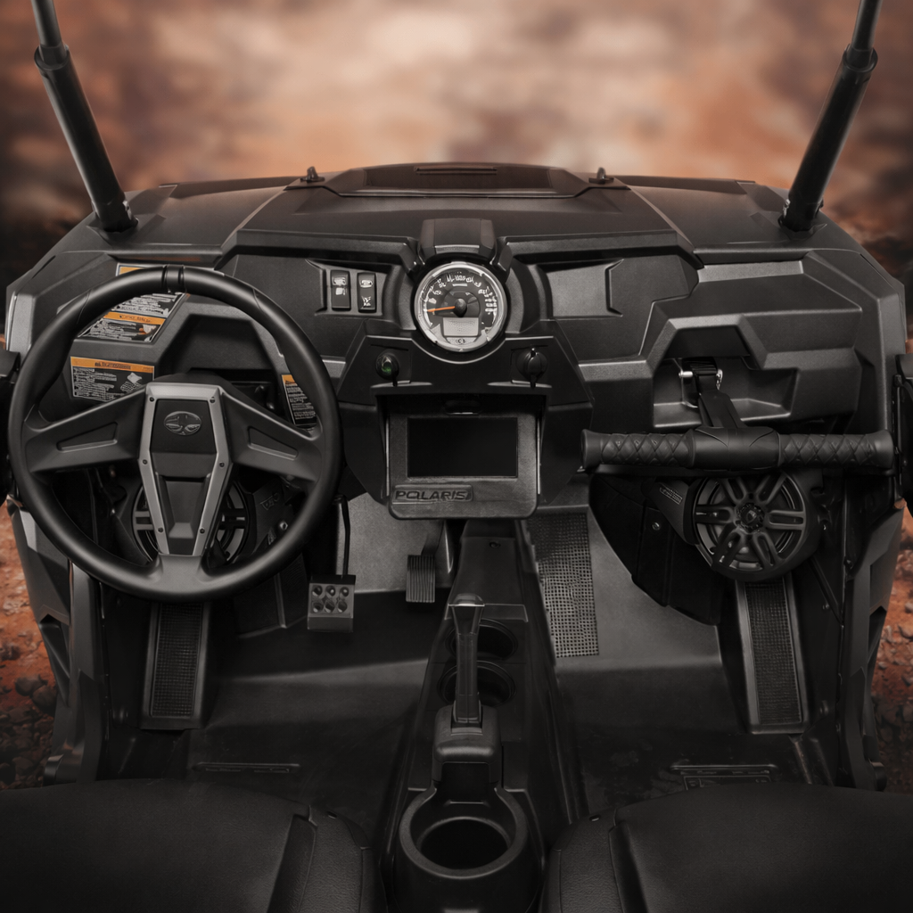 Polaris RZR Front Kick Panel Pods with 6.5” Active Speakers and Bluetooth