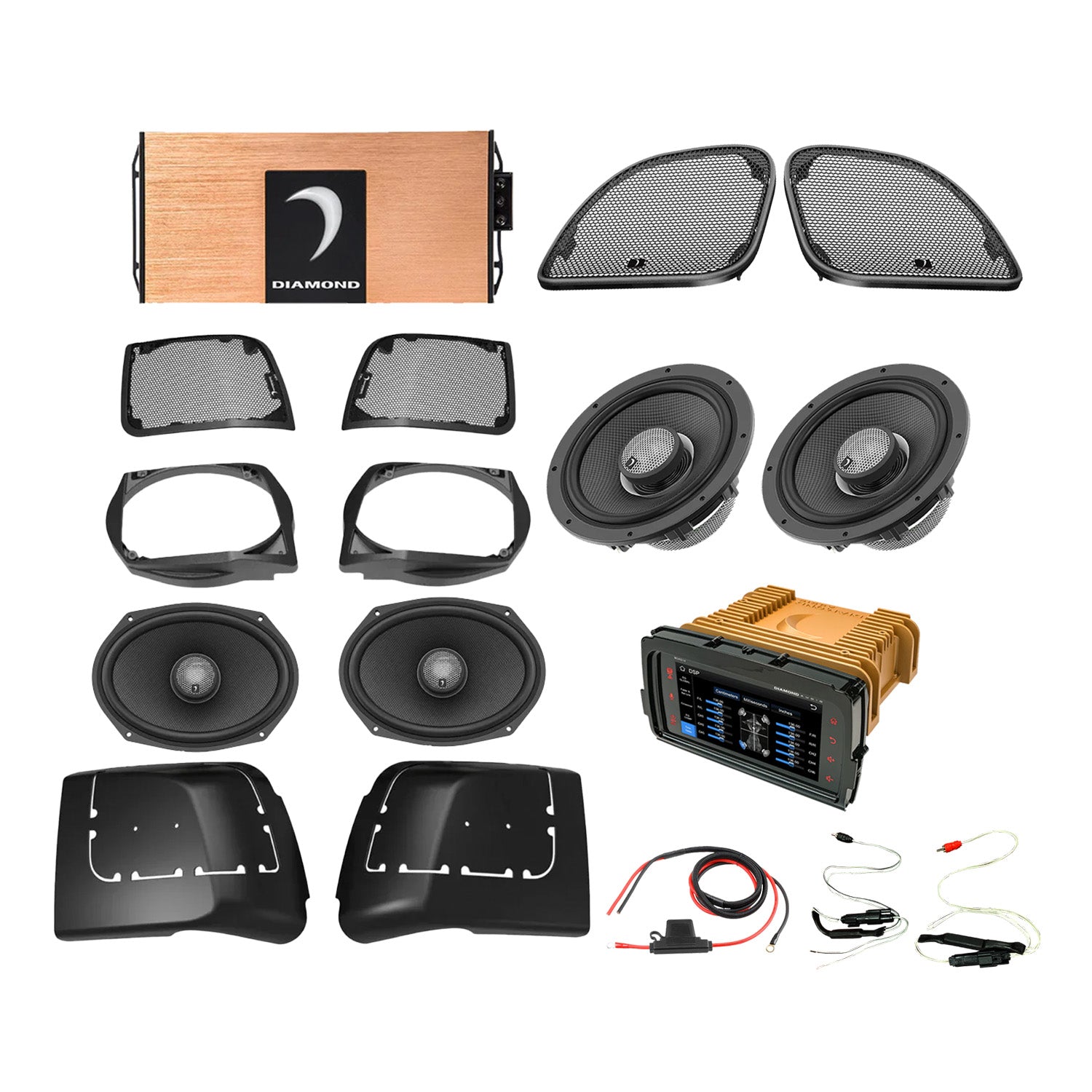 14 - 23 Harley Davidson® Road Glide 4-Speaker System - DA1423RGSP3R