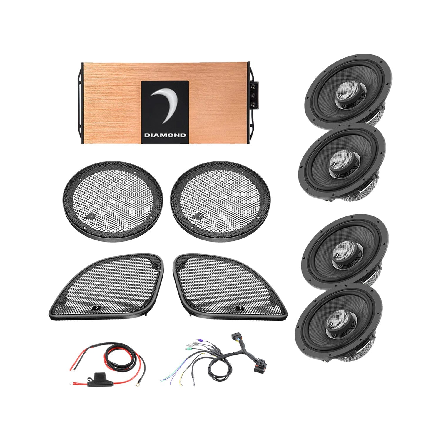 14 - 23 Harley Davidson® Road Glide 4-Speaker System - DA1423RGTP1