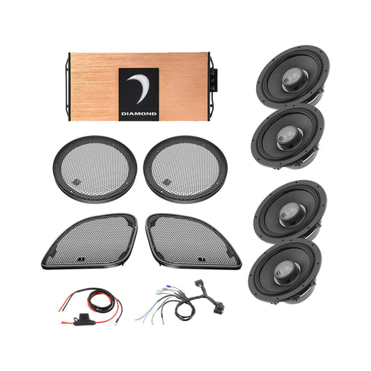 14 - 23 Harley Davidson® Road Glide 4-Speaker System - DA1423RGTP1