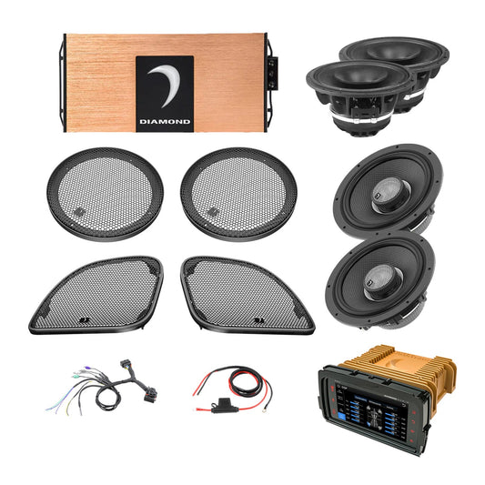 14 - 23 Harley Davidson® Road Glide 4-Speaker System - DA1423RGTP2R