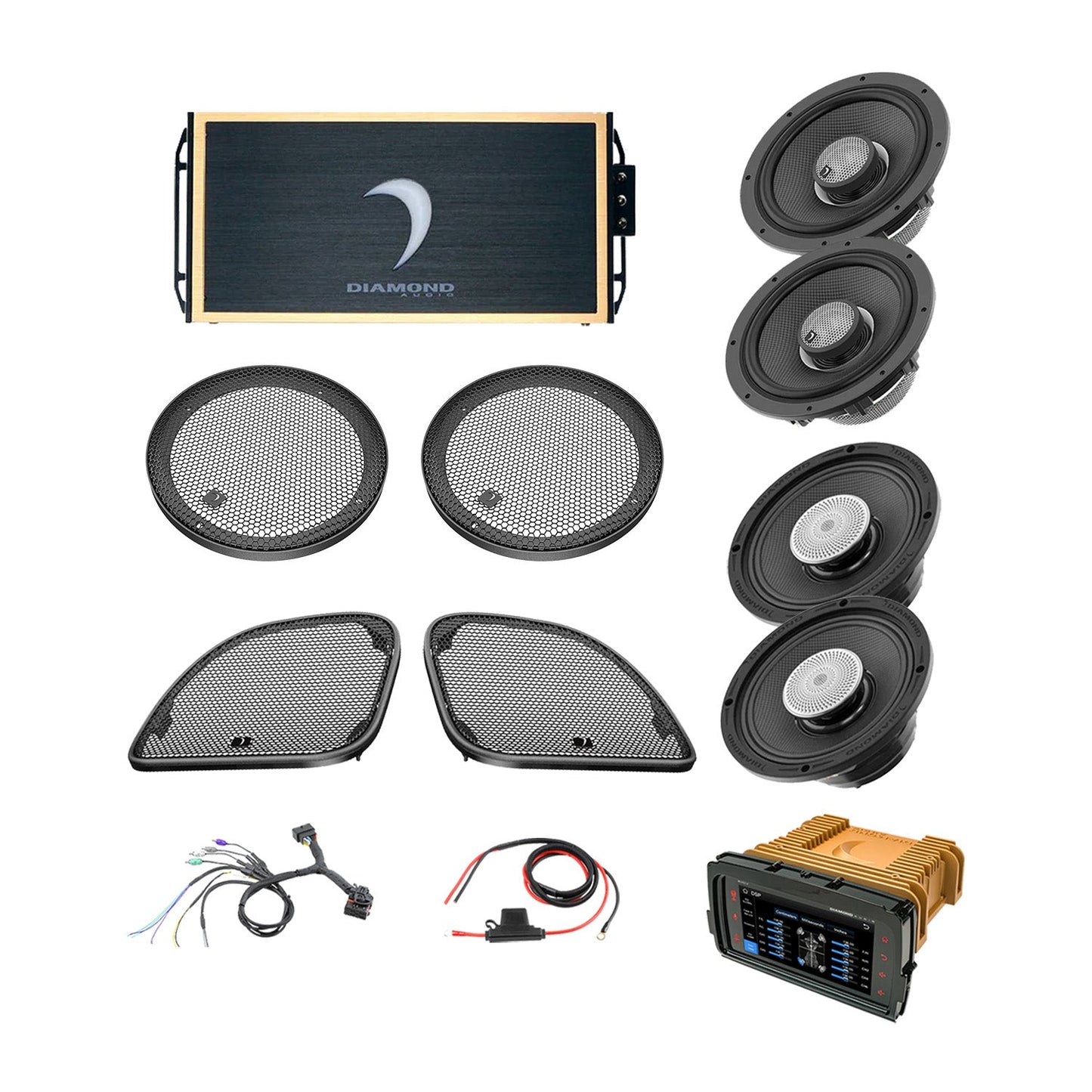 14 - 23 Harley Davidson® Road Glide 4-Speaker System - DA1423RGTP3R