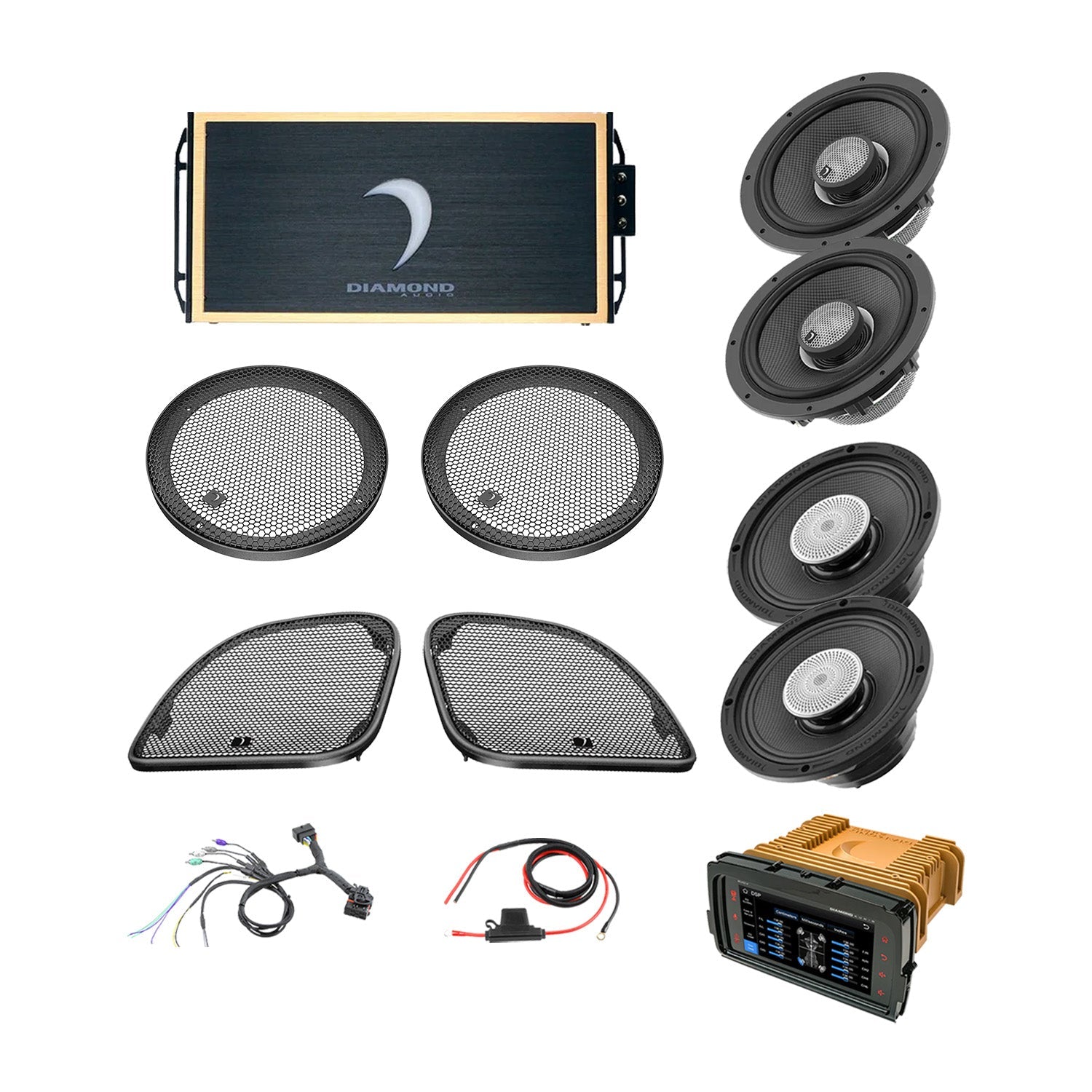 14 - 23 Harley Davidson® Road Glide 4-Speaker System - DA1423RGTP3R
