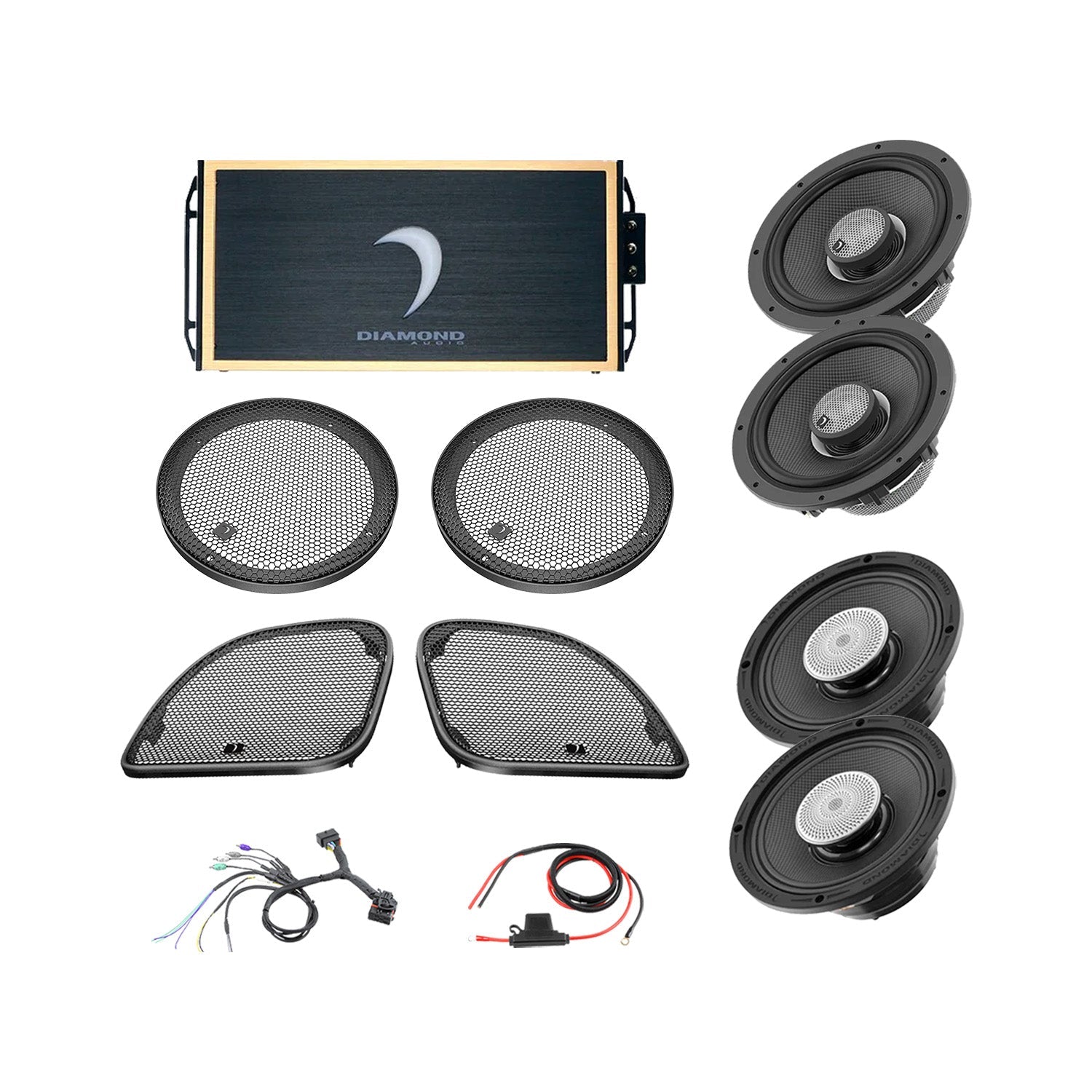 14 - 23 Harley Davidson® Road Glide 4-Speaker System - DA1423RGTP3