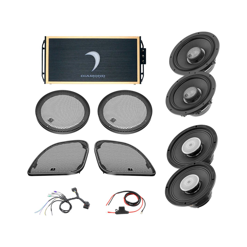 14 - 23 Harley Davidson® Road Glide 4-Speaker System - DA1423RGTP3