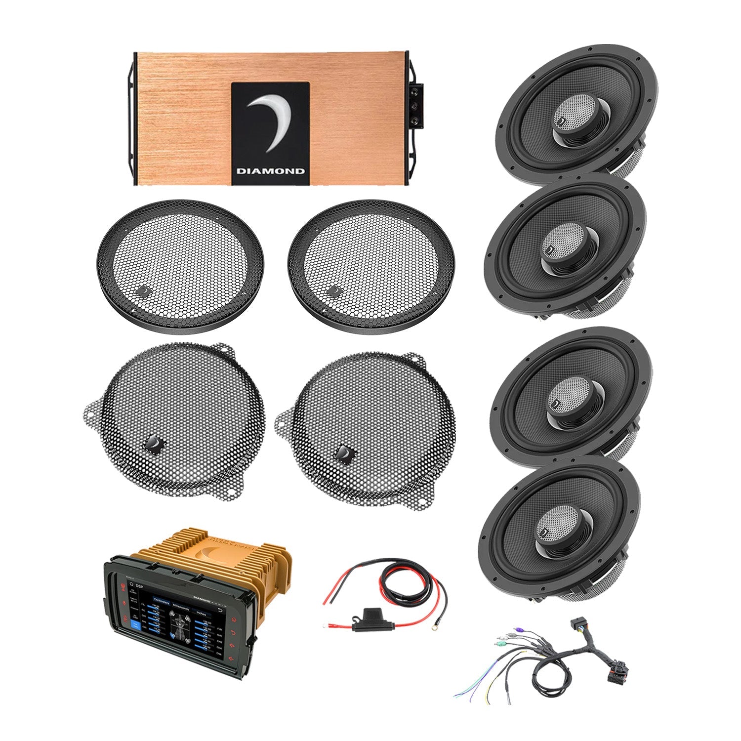 14 - 23 Harley Davidson® Street Glide 4-Speaker System - DA1423SGTP1R