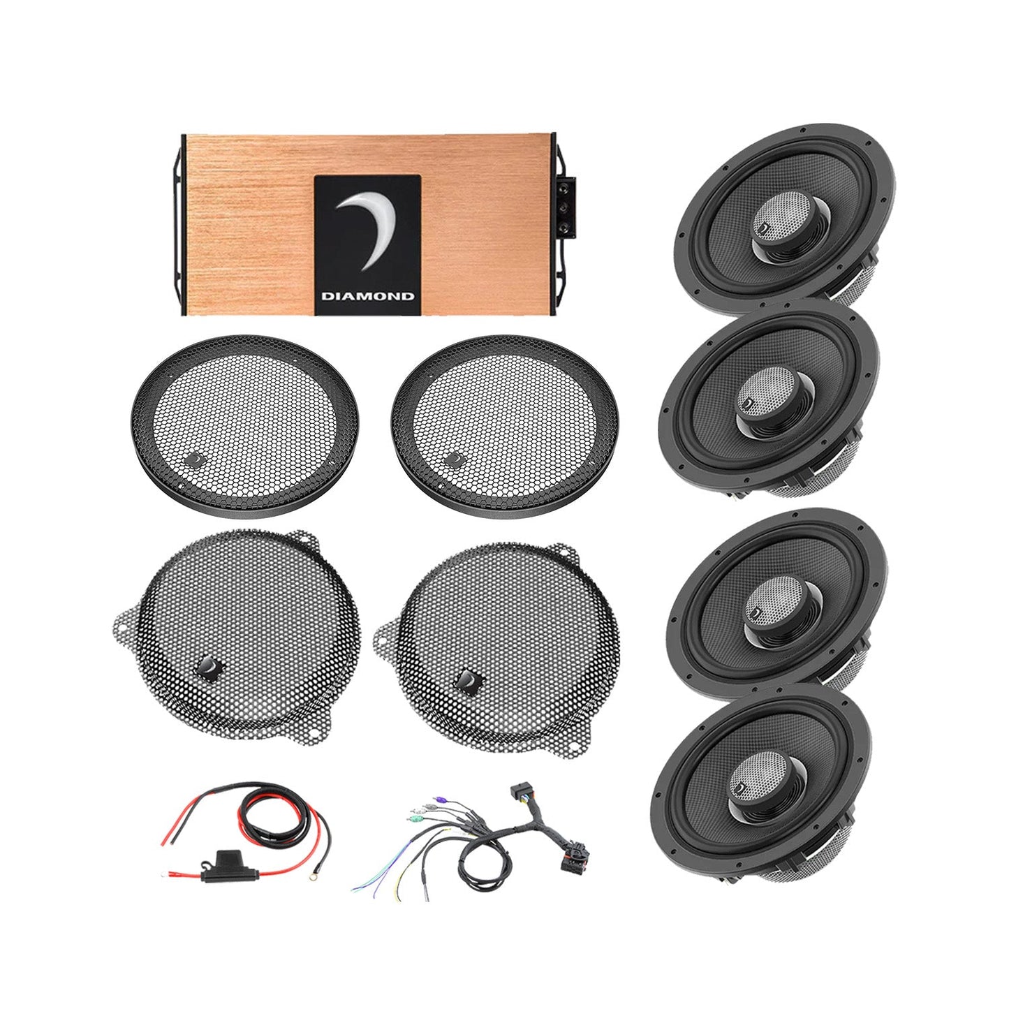 14 - 23 Harley Davidson® Street Glide 4-Speaker System - DA1423SGTP1