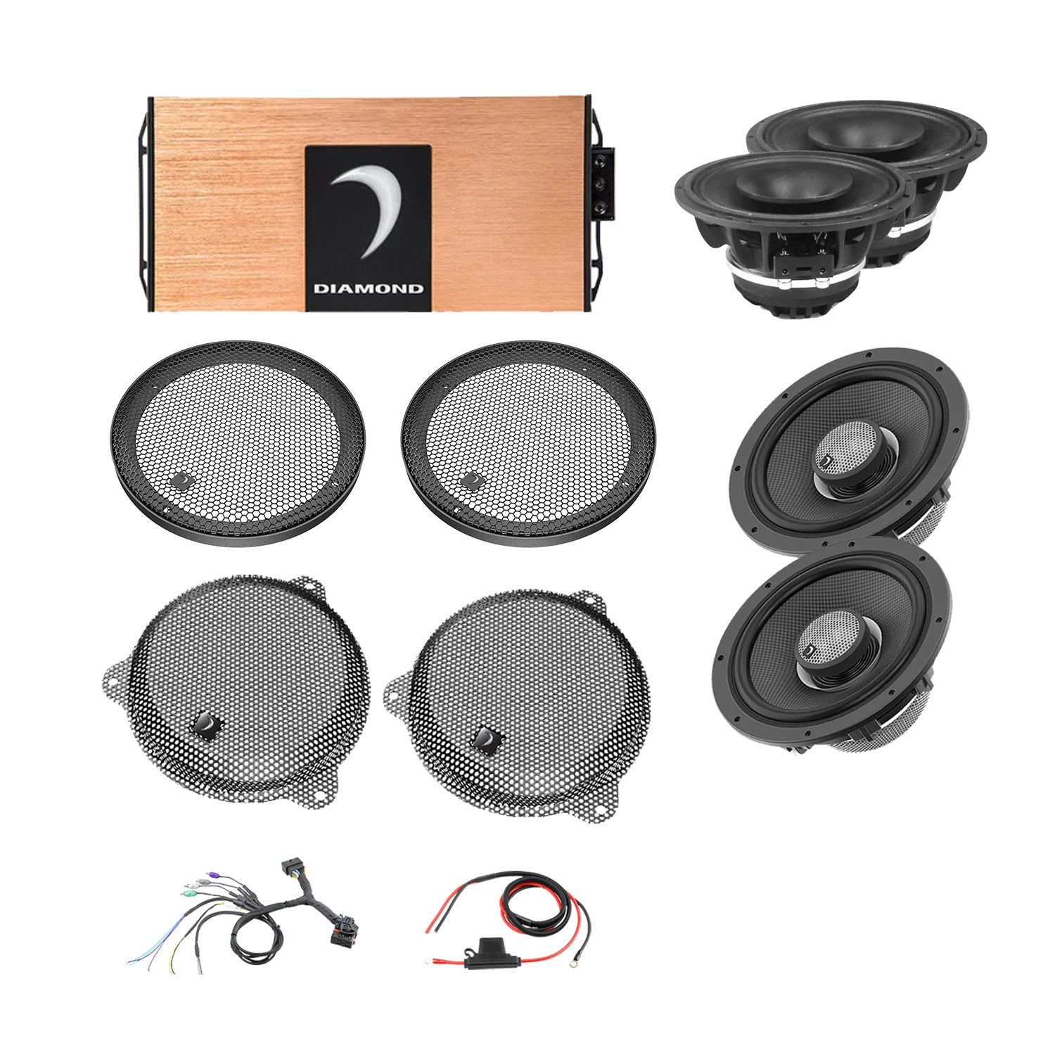 14 - 23 Harley Davidson® Street Glide 4-Speaker System - DA1423SGTP2