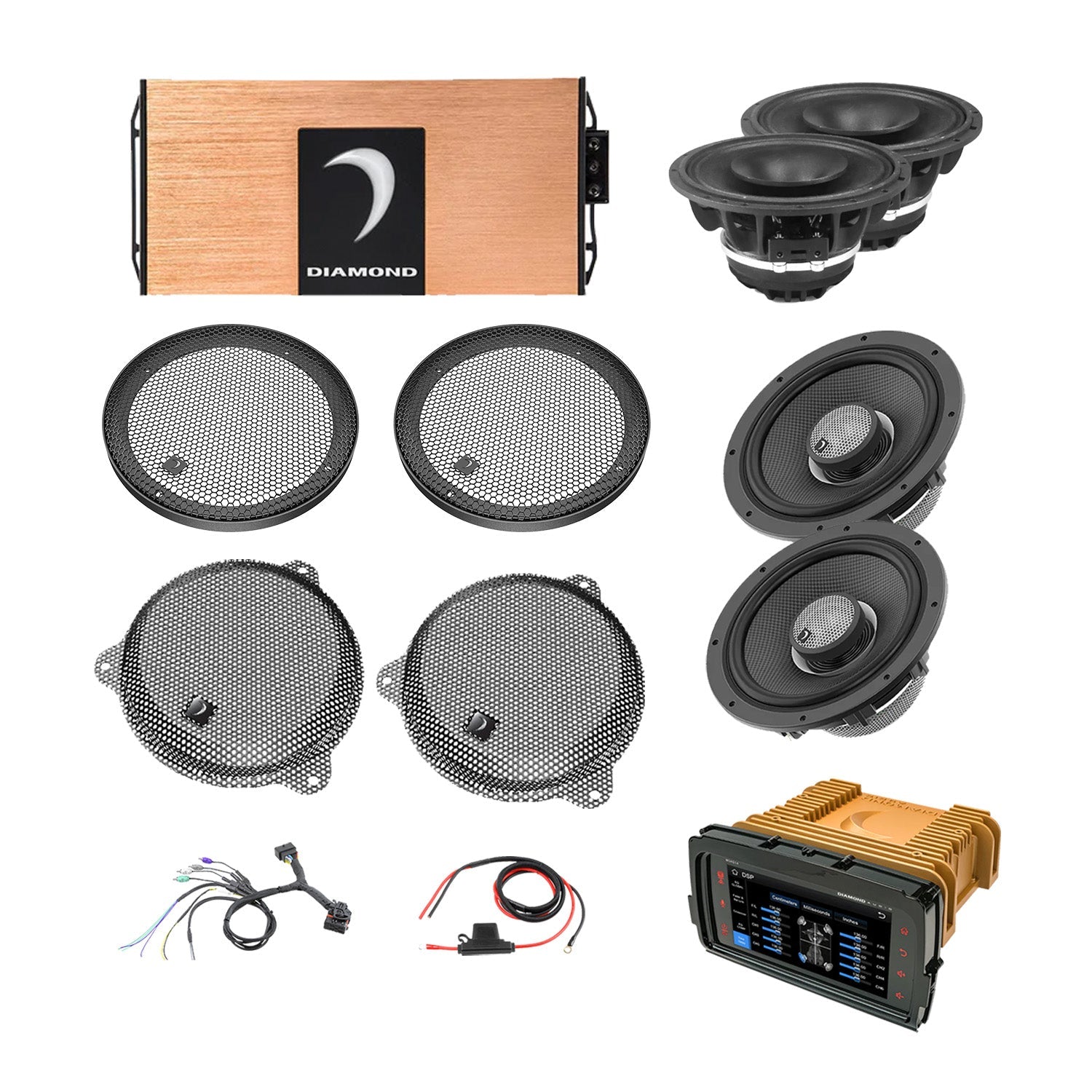 14 - 23 Harley Davidson® Street Glide 4-Speaker System - DA1423SGTP2R