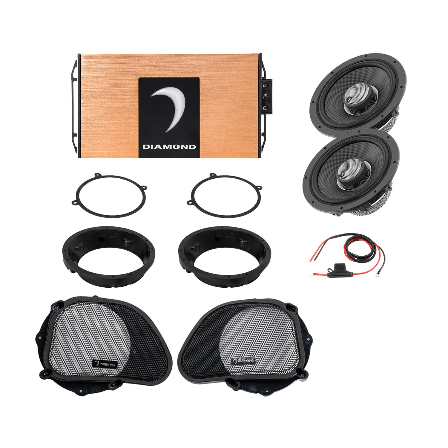 98 - 13 Harley Davidson® Road Glide 2-Speaker System - DA9813RGSP1