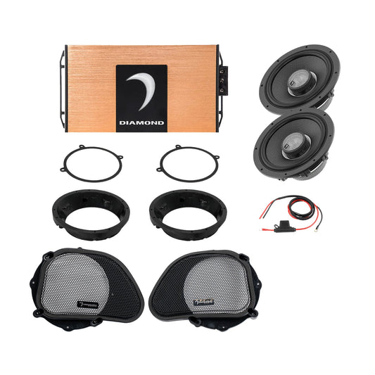 98 - 13 Harley Davidson® Road Glide 2-Speaker System - DA9813RGSP1