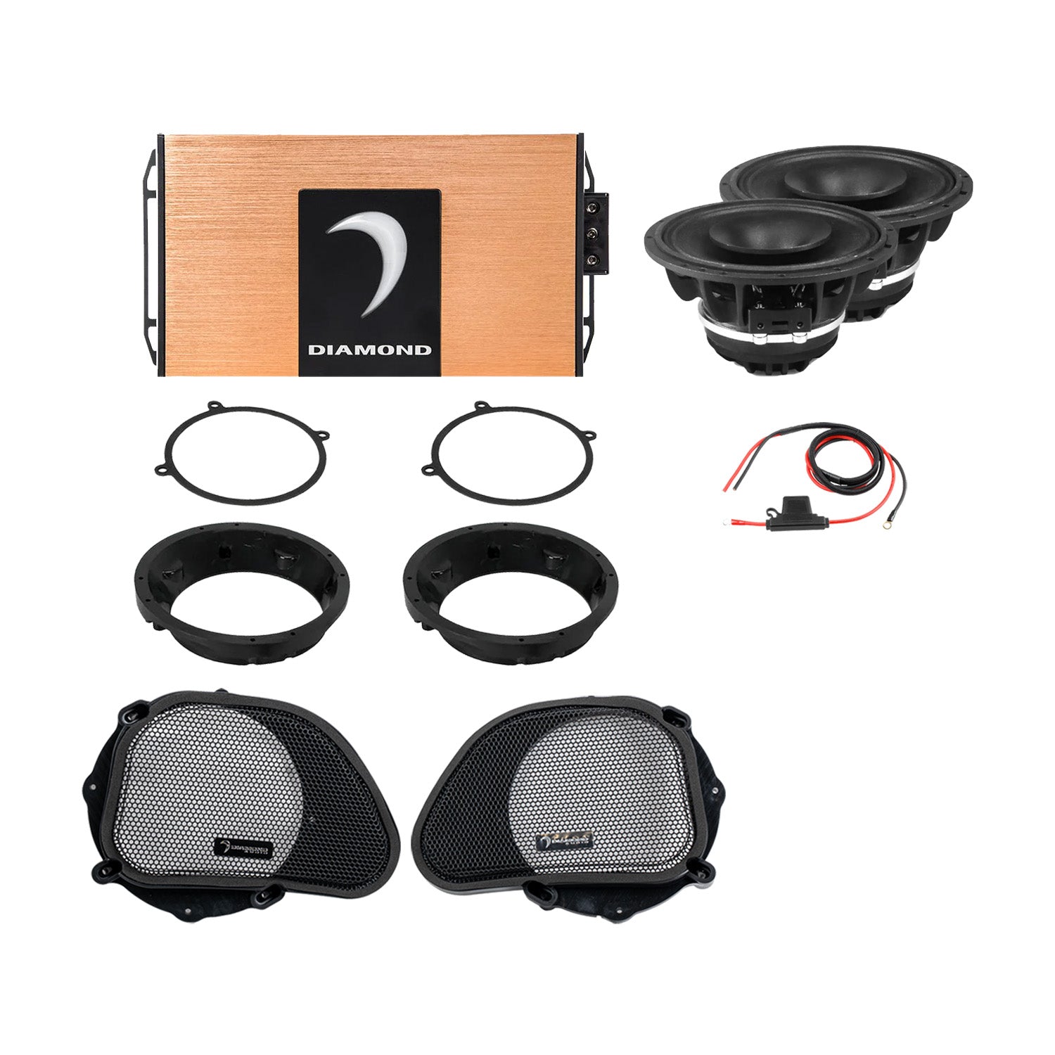 98 - 13 Harley Davidson® Road Glide 2-Speaker System - DA9813RGSP2