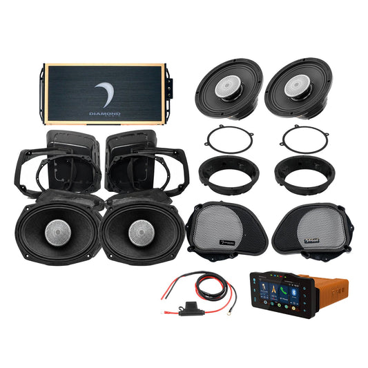 98 - 13 Harley Davidson® Road Glide 4-Speaker System - DA9813RGSP5R