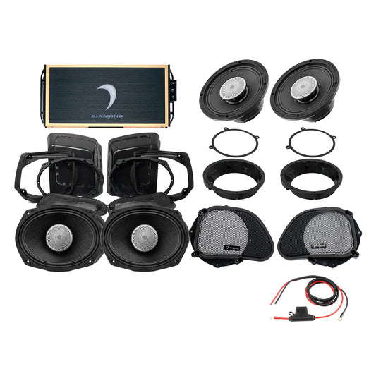 98 - 13 Harley Davidson® Road Glide 4-Speaker System - DA9813RGSP5
