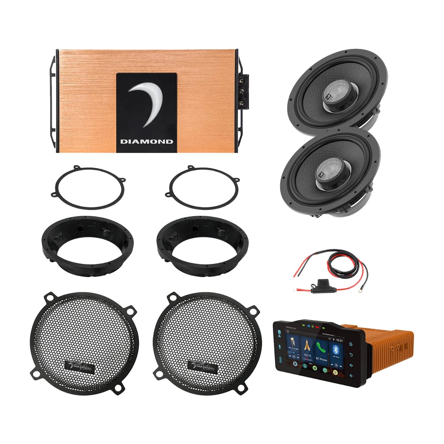 98 - 13 Harley Davidson® Street Glide 2-Speaker System - DA9813SGSP1R