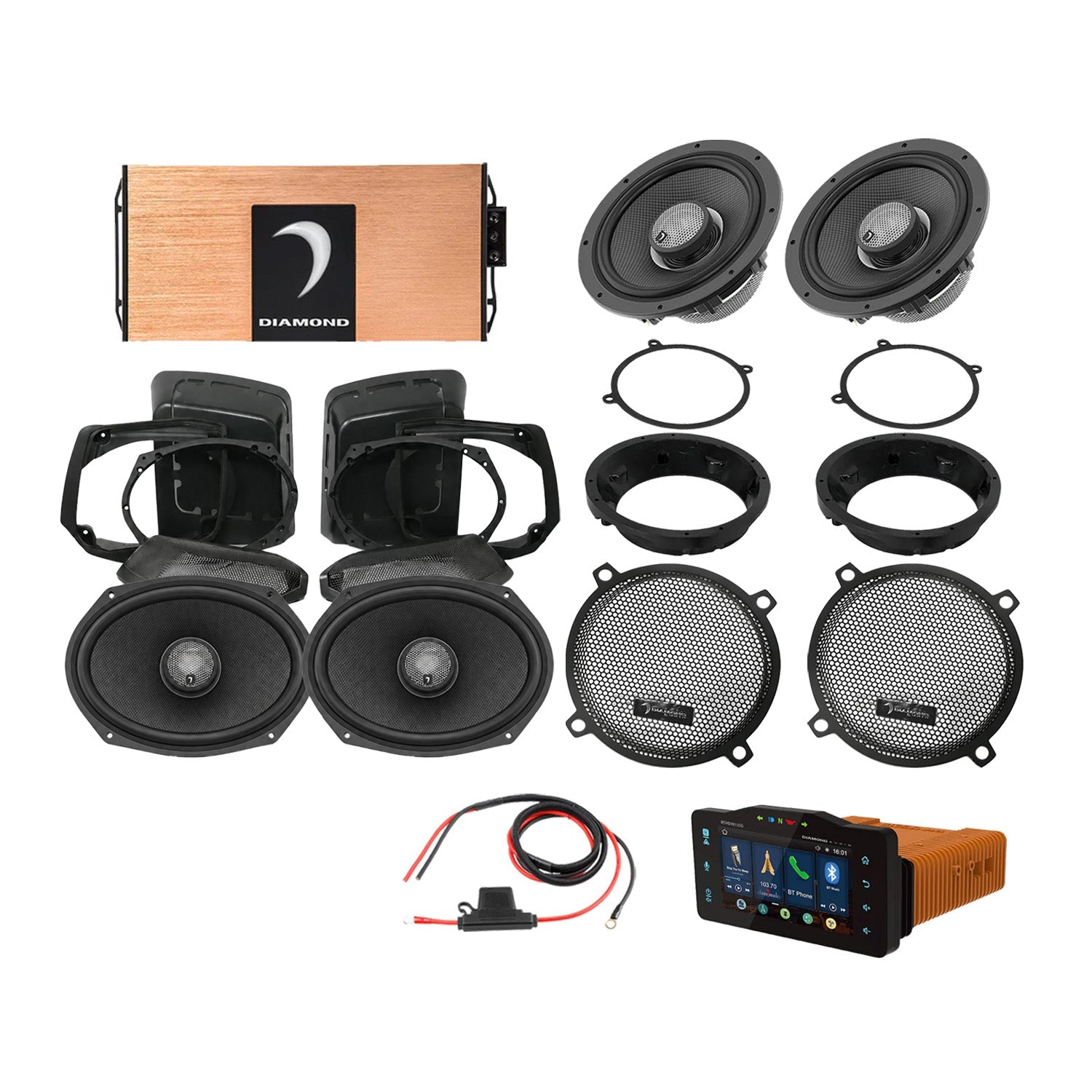98 - 13 Harley Davidson® Street Glide 4-Speaker System - DA9813SGSP3R
