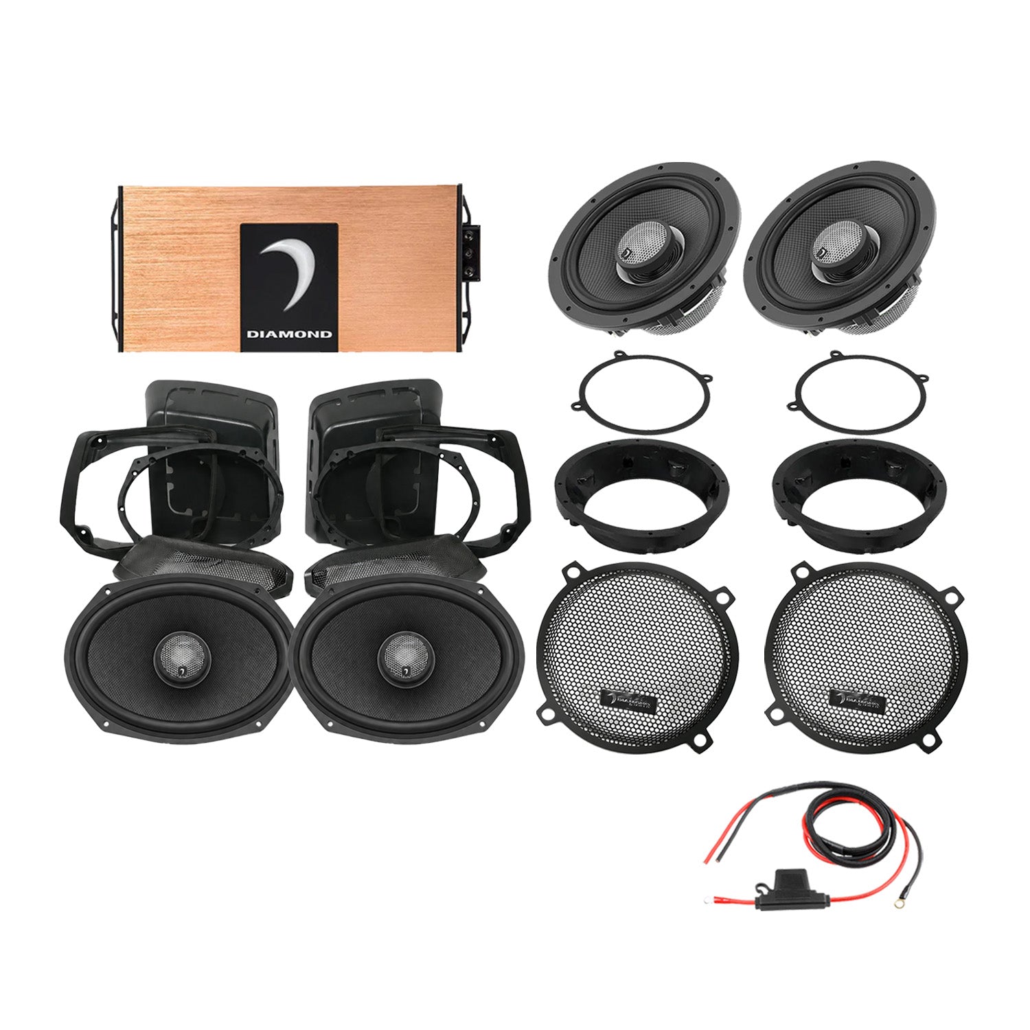 98 - 13 Harley Davidson® Street Glide 4-Speaker System - DA9813SGSP3