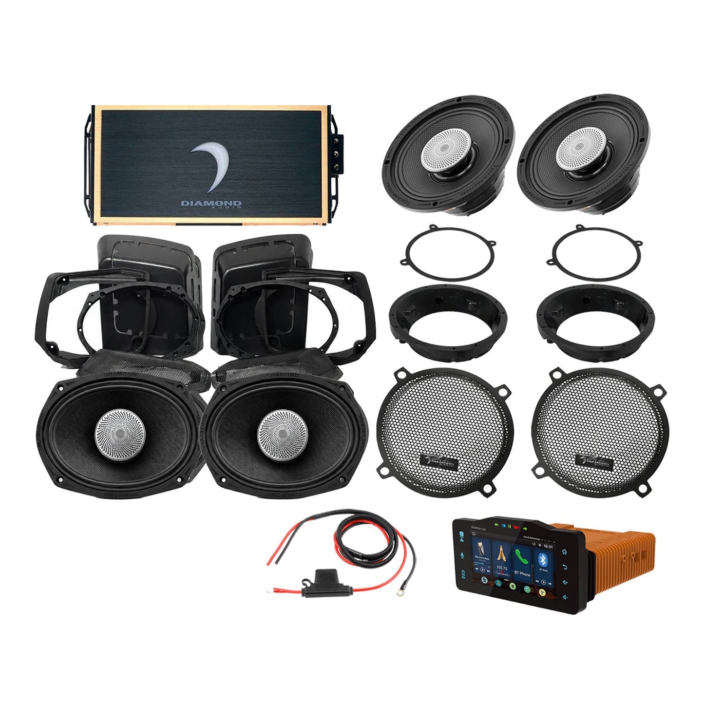 98 - 13 Harley Davidson® Street Glide 4-Speaker System - DA9813SGSP5R