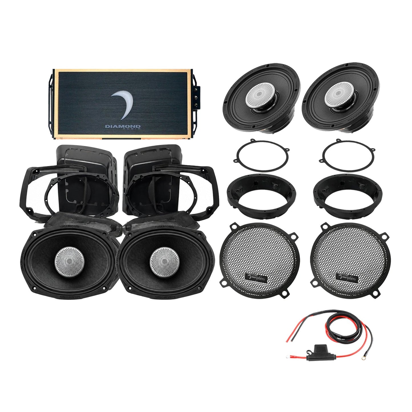 98 - 13 Harley Davidson® Street Glide 4-Speaker System - DA9813SGSP5
