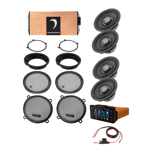 98 - 13 Harley Davidson® Street Glide 4-Speaker System - DA9813SGTP1R