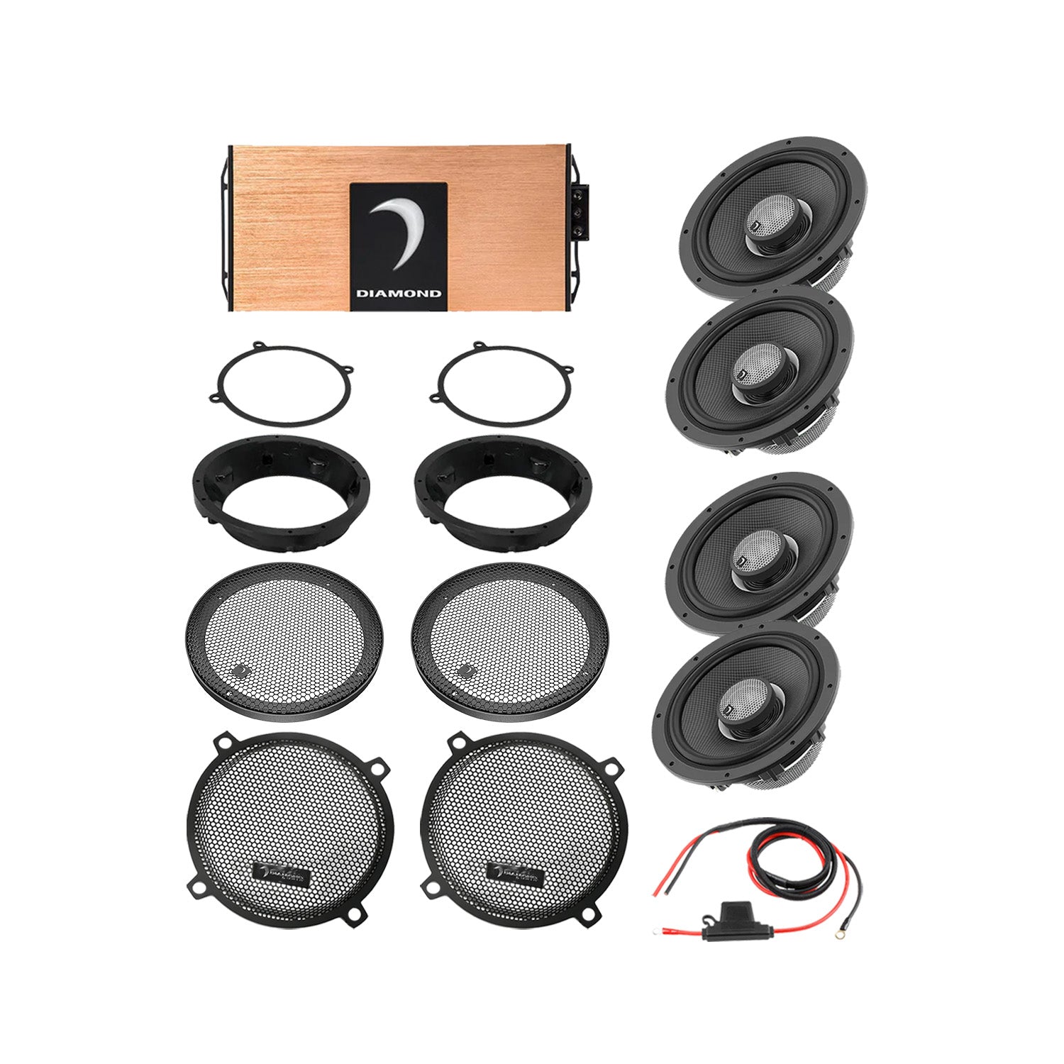 98 - 13 Harley Davidson® Street Glide 4-Speaker System - DA9813SGTP1