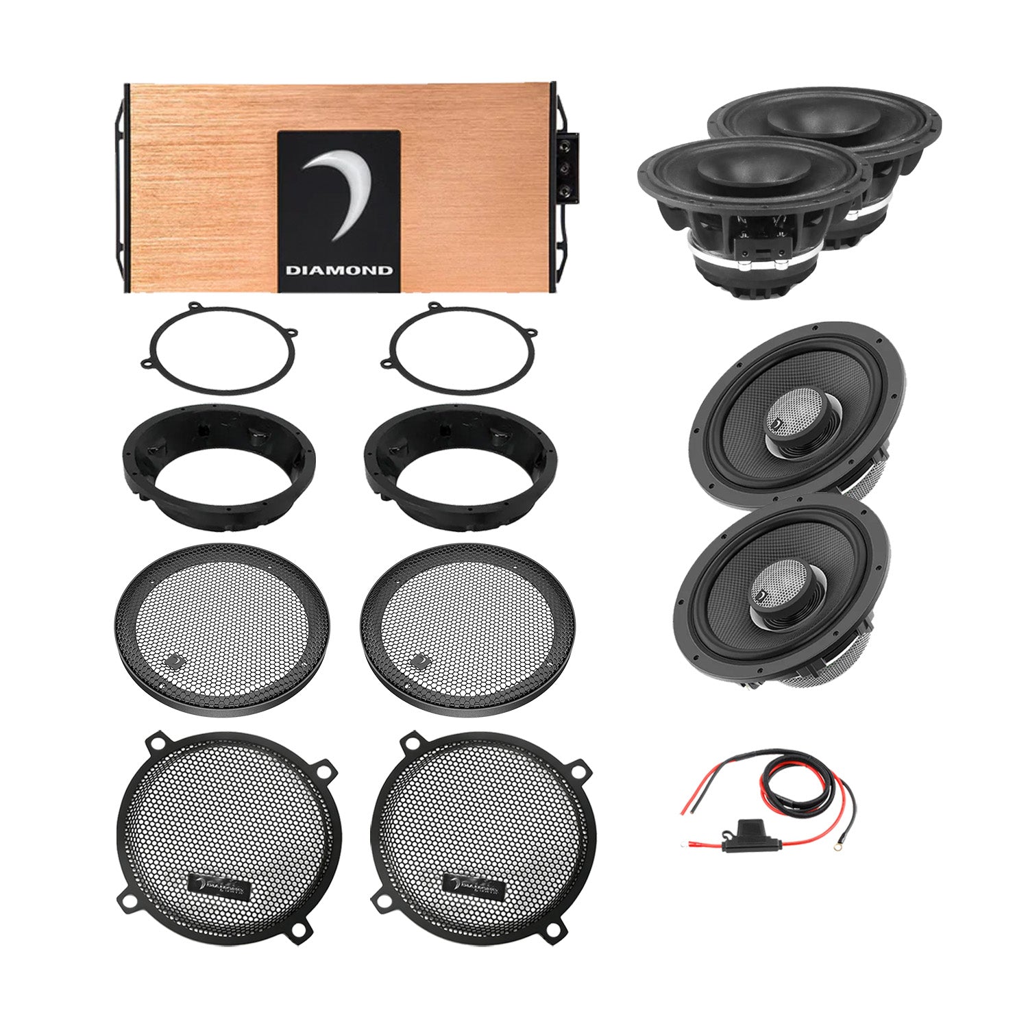 98 - 13 Harley Davidson® Street Glide 4-Speaker System - DA9813SGTP2