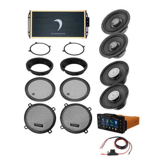 98 - 13 Harley Davidson® Street Glide 4-Speaker System - DA9813SGTP3R