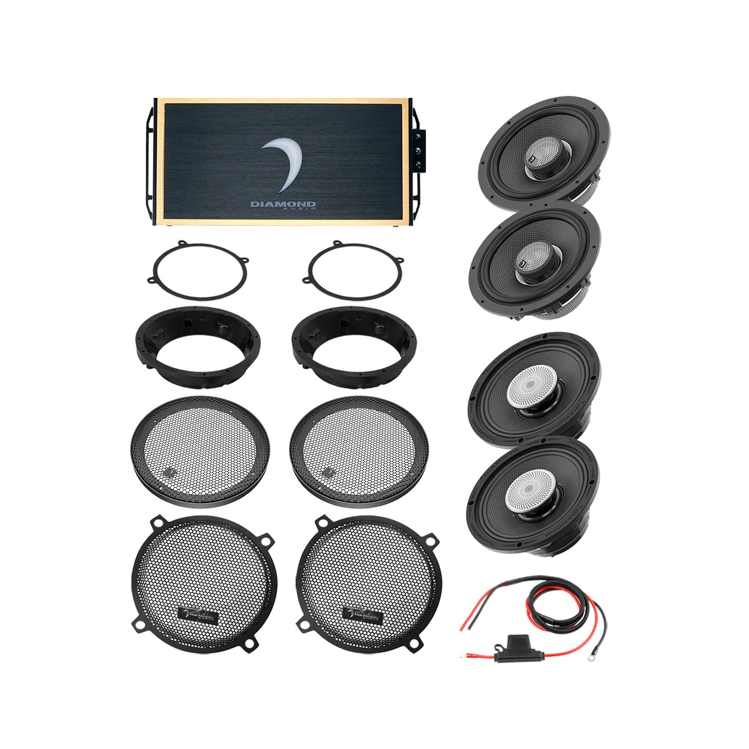 98 - 13 Harley Davidson® Street Glide 4-Speaker System - DA9813SGTP3