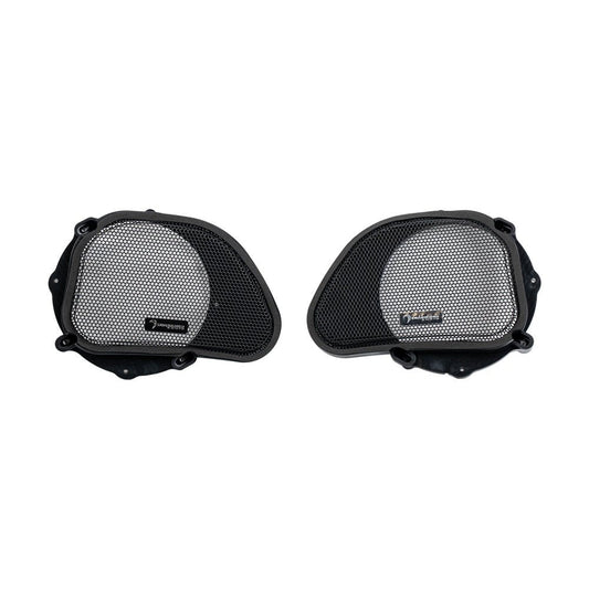 1998-2013 Harley Davidson® Road Glide Fairing Grills W/Diamond Logo (Pair) - DHDRG13