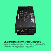 The EPICENTER Micro PRO Bass Restoration Processor & Line Output Converter w/ACR-4 Remote