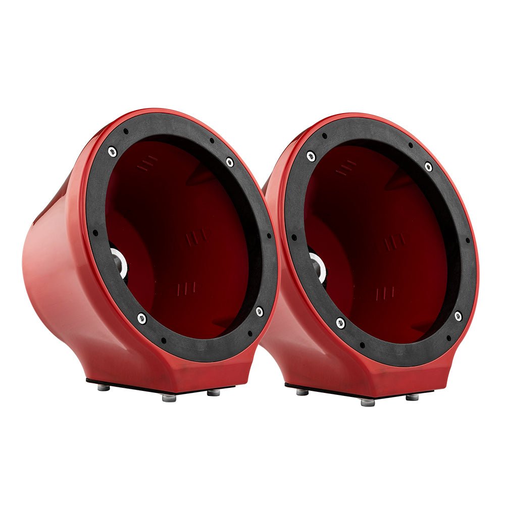 6.5” Universal Flat Mount Kick Panel Speaker Pod – Jet Skis, Jeeps, Motorcycles – RGB LED Lights