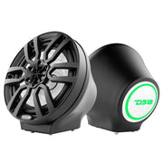 8” Universal Flat Mount Kick Panel Speaker Pod – Jet Skis, Jeeps, Motorcycles – RGB LED Lights